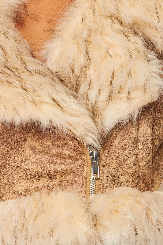 JLO Faux Fur Jacket