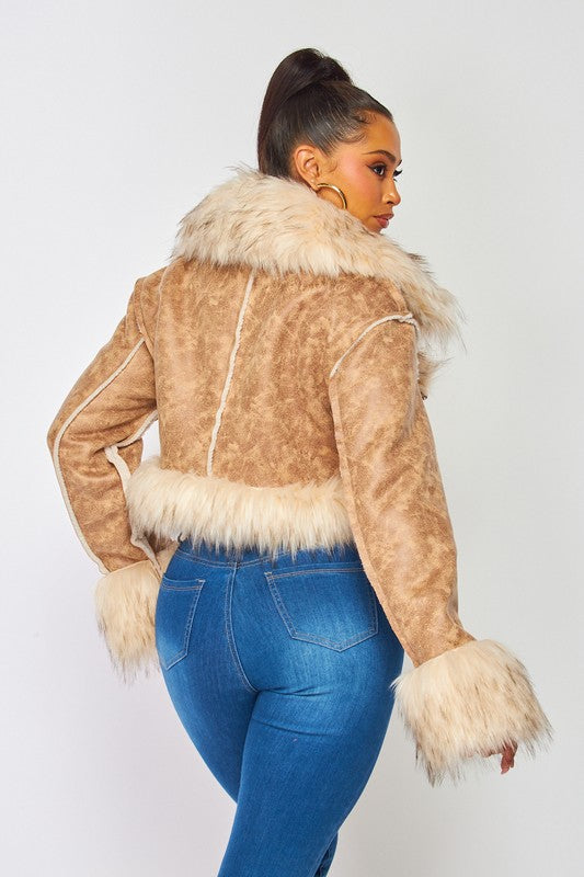 JLO Faux Fur Jacket