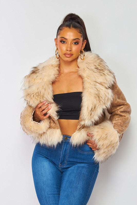 JLO Faux Fur Jacket