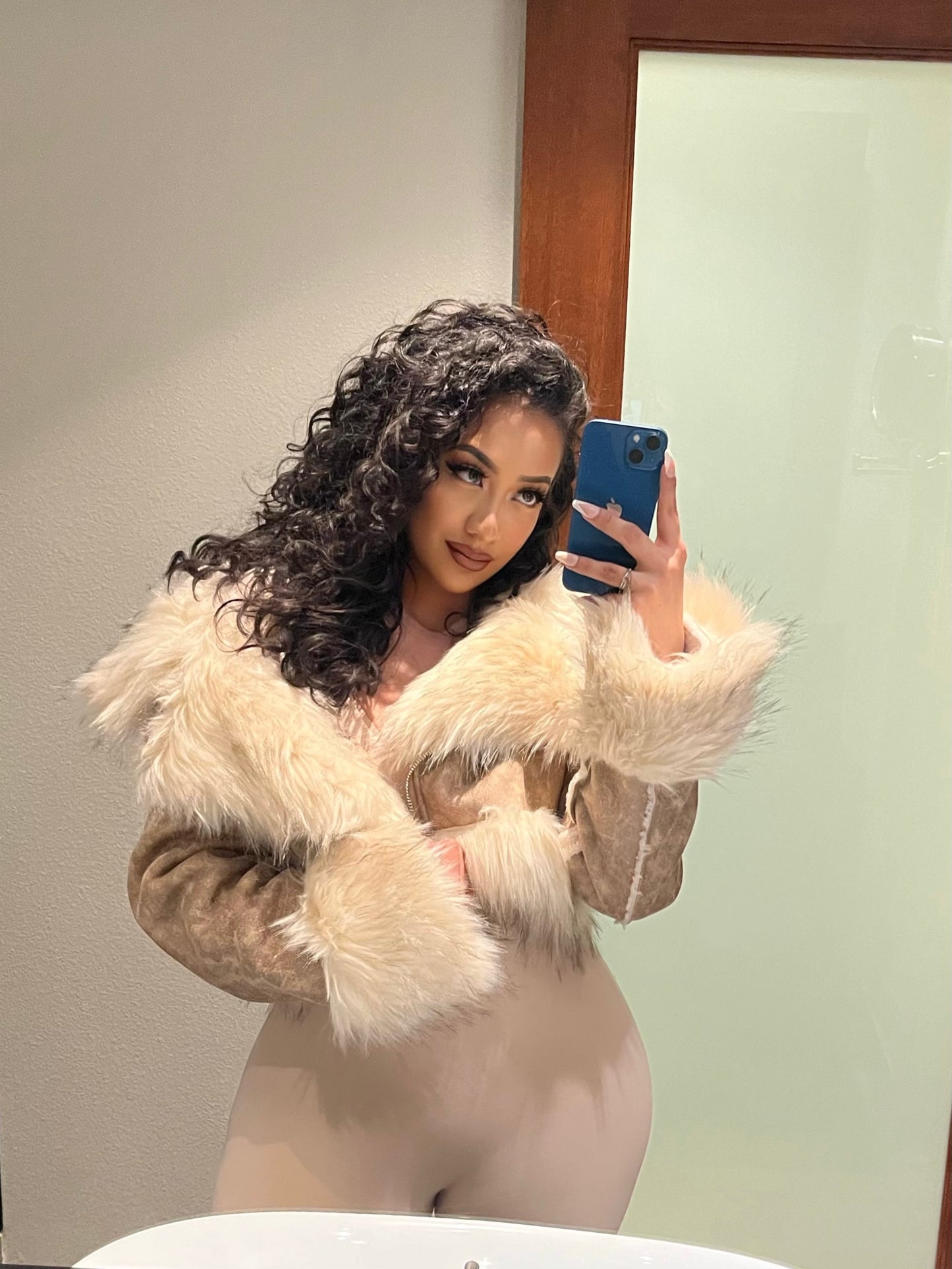 JLO Faux Fur Jacket