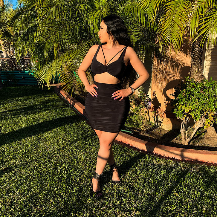 Mirame-Black Dress