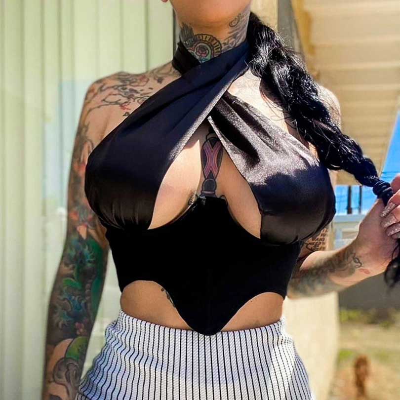 Show Stopper Top-Black