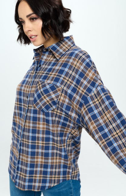 Blue Plaid Flannel