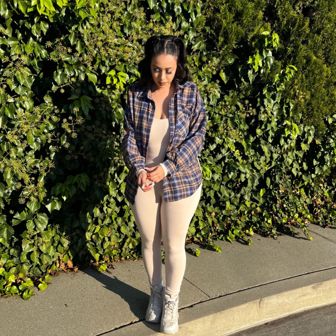 Blue Plaid Flannel