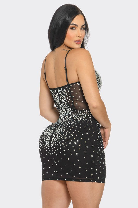 Stacy Rhinestone Dress